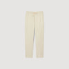 Elasticated Straight-Leg Pants Light Beige