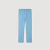 Formal Bleu Ciel Wool Suit Trousers Sky Blue