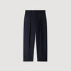 Gerard Pants Flannel Wide-leg wool trousers Navy Blue