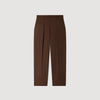 Gerard Pants Wool Wide-leg wool trousers Tabac Fonce