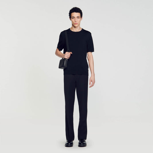Pablo Tee Knitted T-Shirt Black