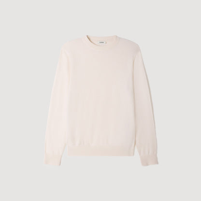 Crewneck Cashmere Cashmere jumper Ecru