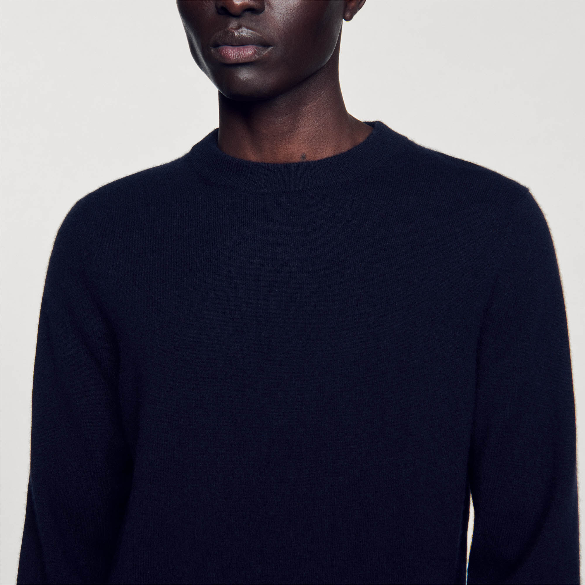 Crewneck Cashmere Cashmere Sweater Dark Navy