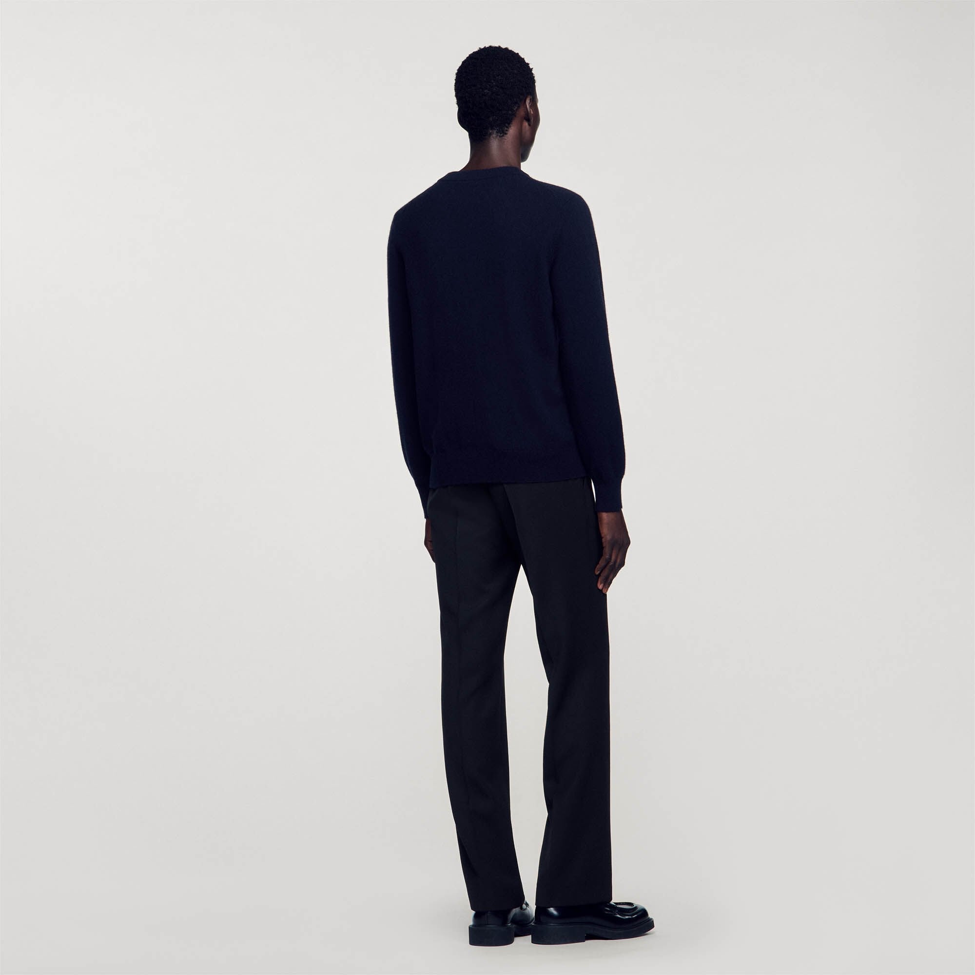 Crewneck Cashmere Cashmere Sweater Dark Navy