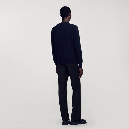 Crewneck Cashmere Cashmere Sweater Dark Navy