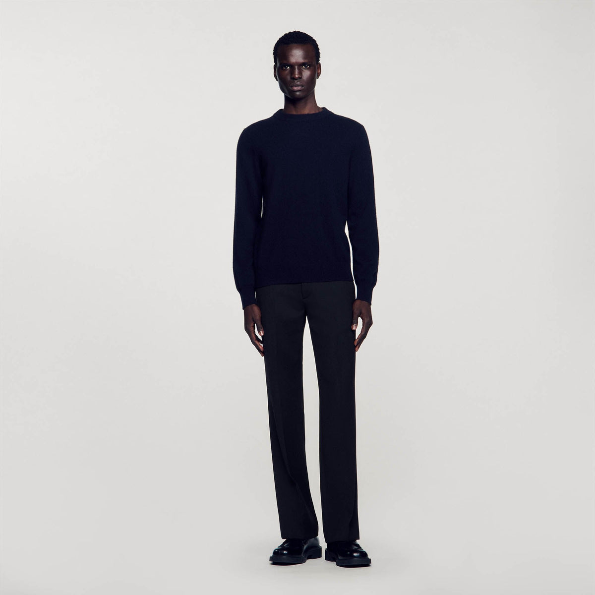 Crewneck Cashmere Cashmere Sweater Dark Navy