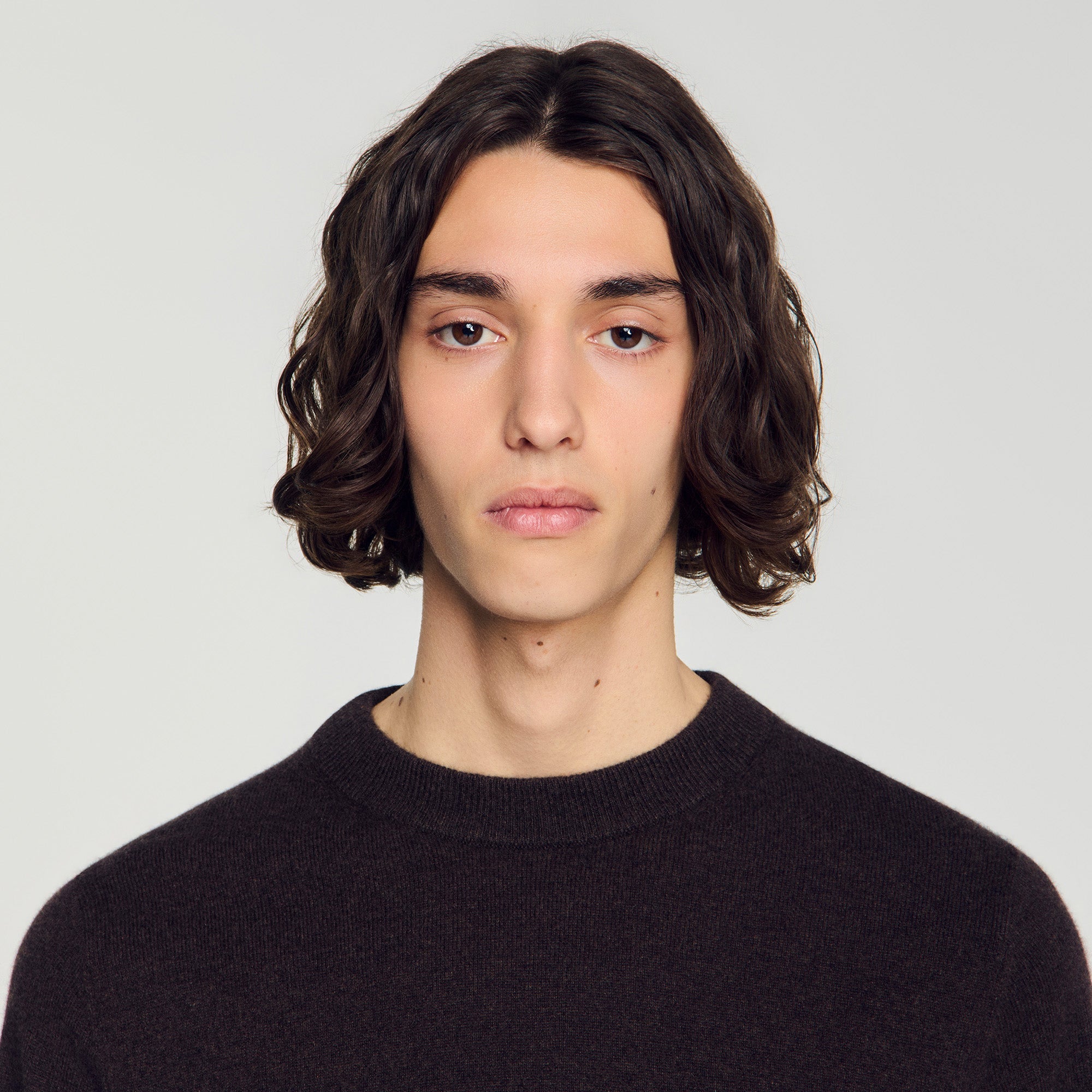 Crewneck Cashmere Cashmere jumper Chocolate