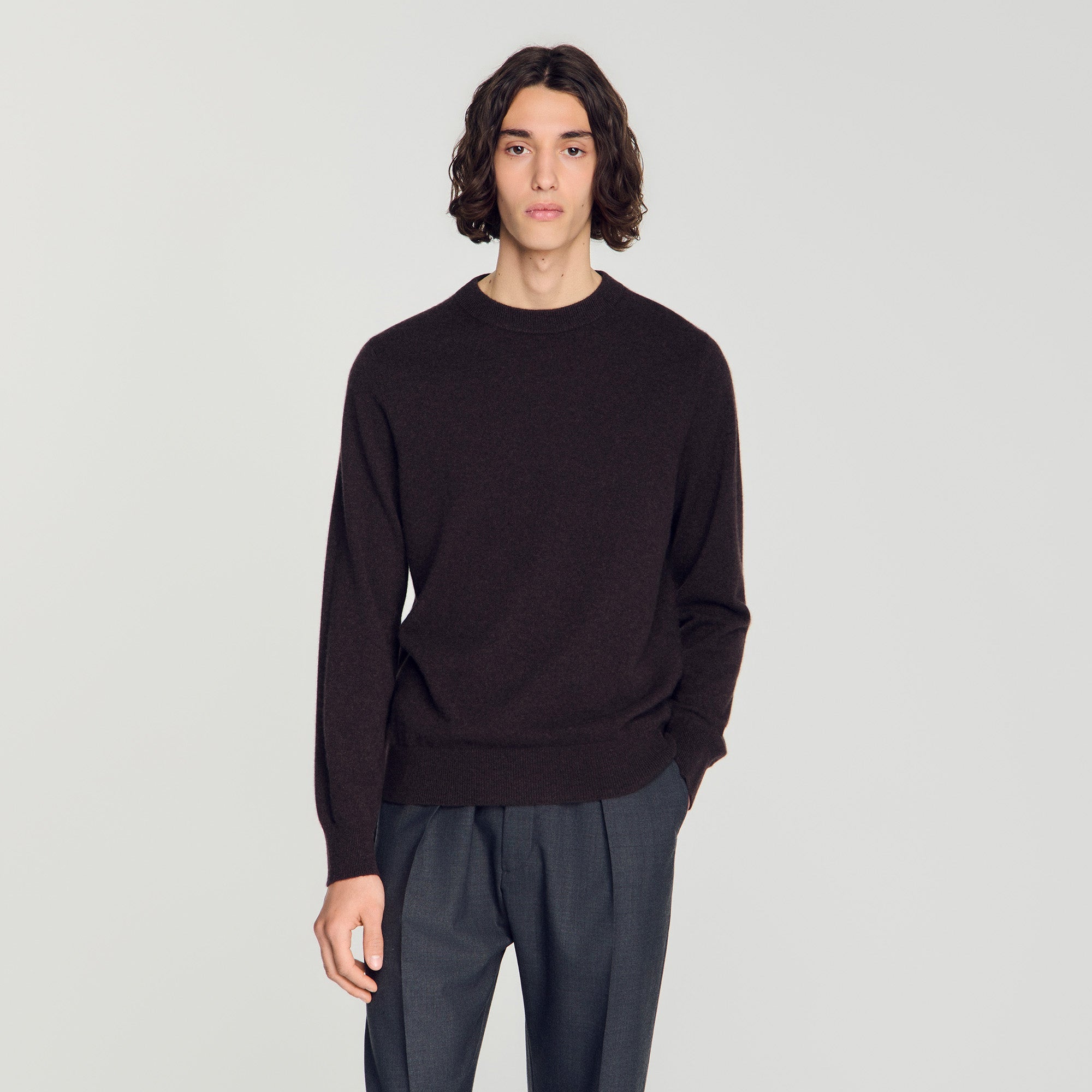 Crewneck Cashmere Cashmere jumper Chocolate