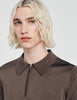 Knitted Polo Shirt Taupe