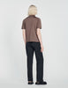 Knitted Polo Shirt Taupe
