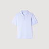 Pablo Short-sleeve knitted polo shirt Blue Sky