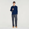 Cardigan Adam Rib Knit Shirt Royal Blue