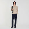 Pablo Crewneck Fine Knit Jumper Light Taupe