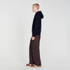 Home Zip Hoodie Oversized Sweatshirt Black