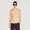 Pablo Tee Cotton Knitted T-Shirt Cappucino