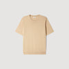 Pablo Tee Cotton Knitted T-Shirt Cappucino