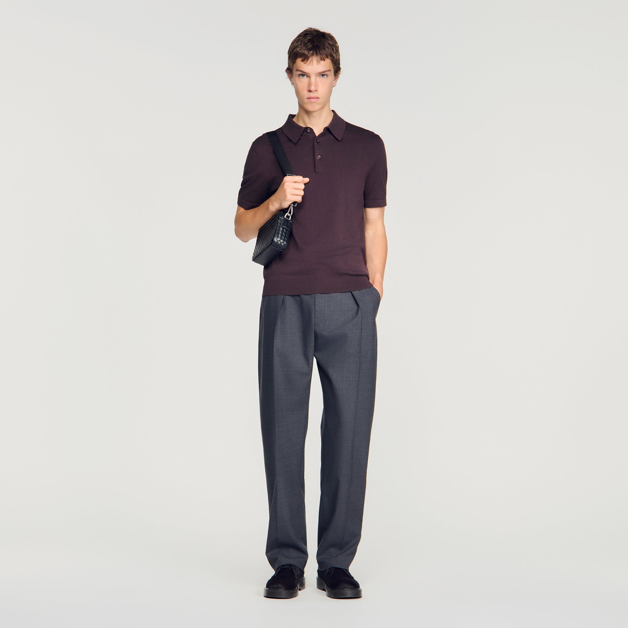 Pablo Cotton  Knit Jumper Chocolate