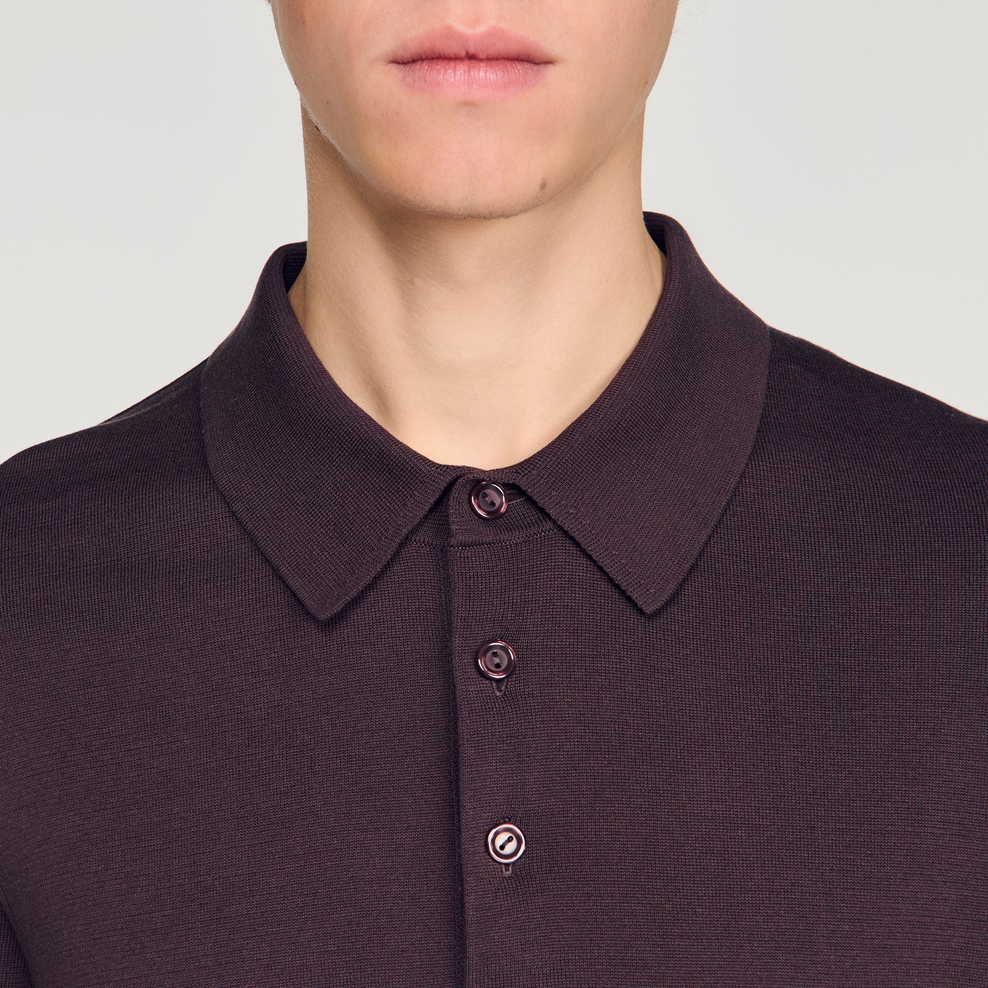 Pablo Cotton  Knit Jumper Chocolate