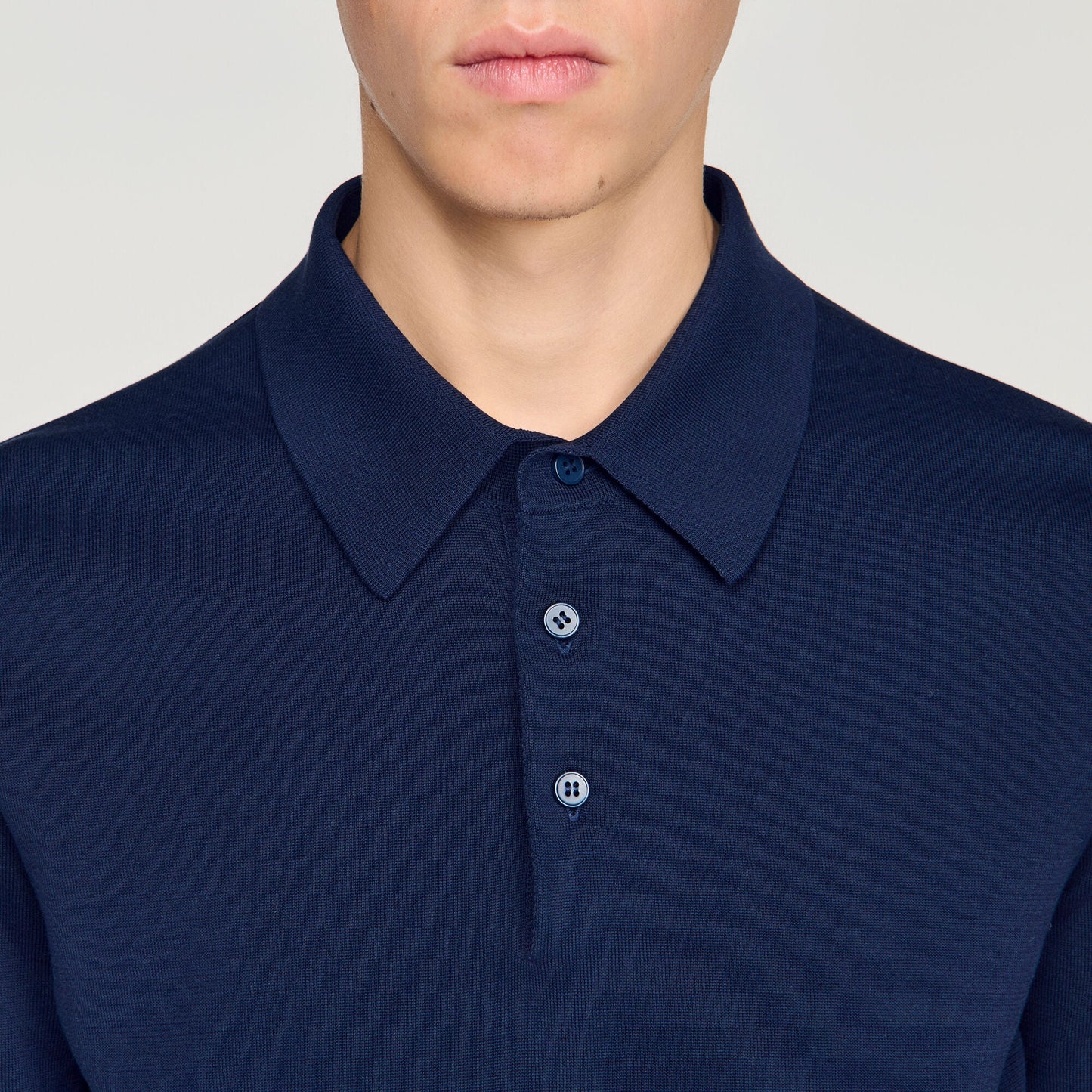 Pablo Cotton Cotton And Silk Polo Shirt Royal Blue