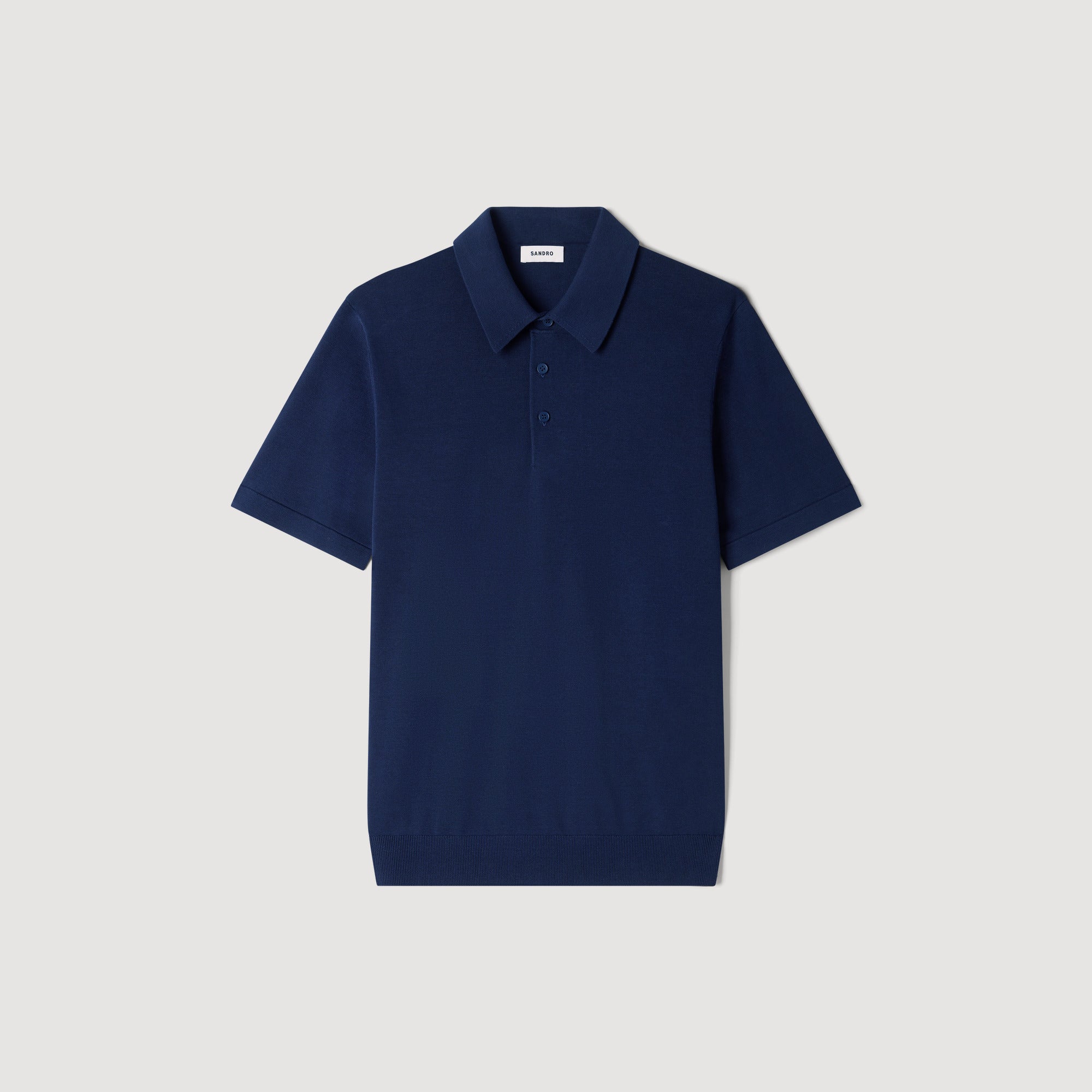 Pablo Cotton Cotton And Silk Polo Shirt Royal Blue