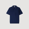 Pablo Cotton Cotton And Silk Polo Shirt Royal Blue