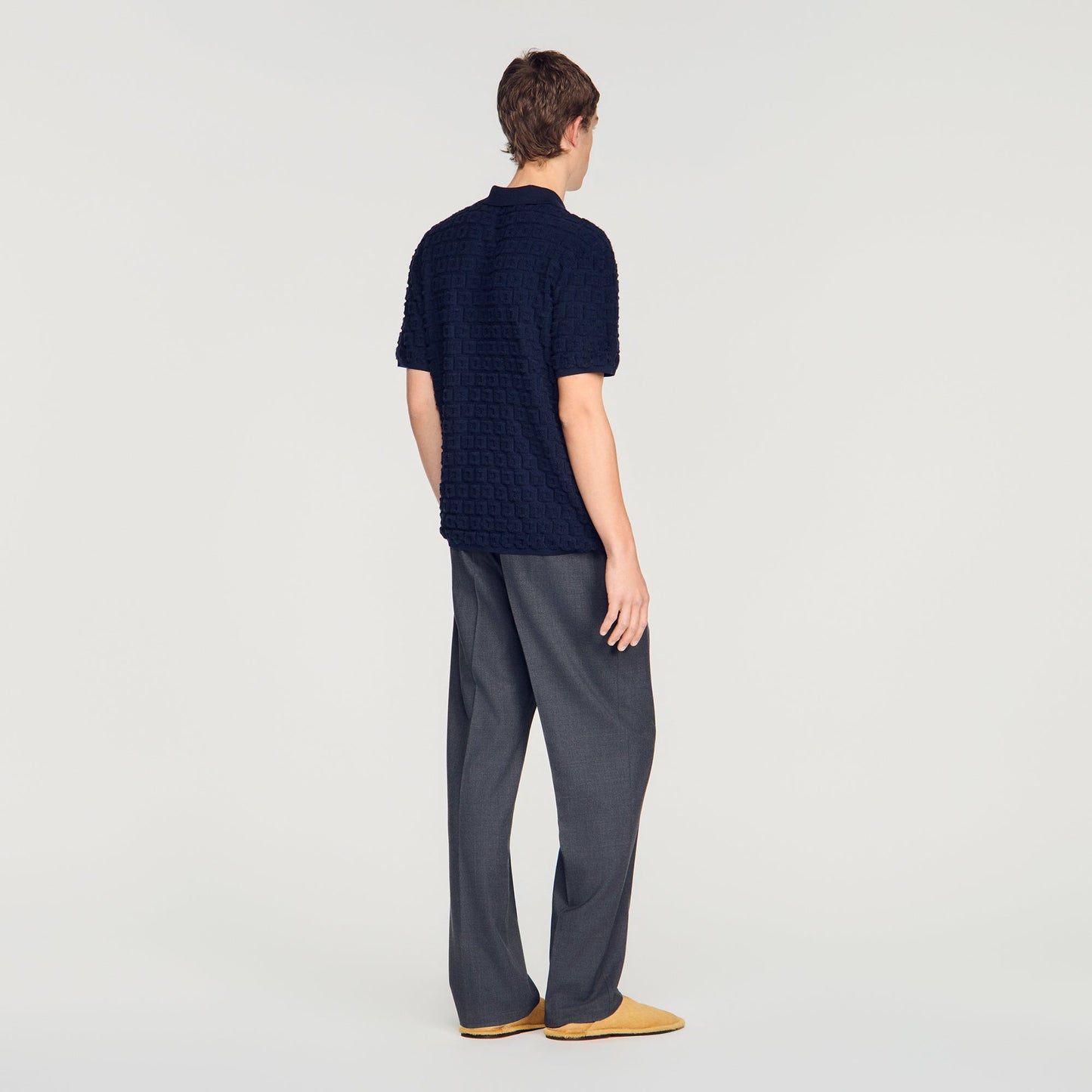 Sponge Shirt Mc  Knit Jumper Navy Blue