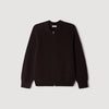 Bomber Cardigan Zip-up bomber cardigan Chocolate