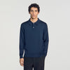 Pablo Polo Ls Long-sleeved polo shirt Navy Blue