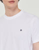 T-Shirt With Square Cross Patch white