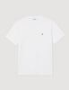 T-Shirt With Square Cross Patch white