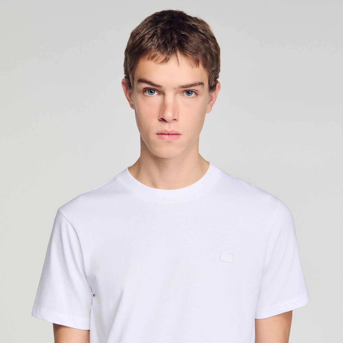 Retro Ss Classic Tee T-Shirt With Double S Patch White
