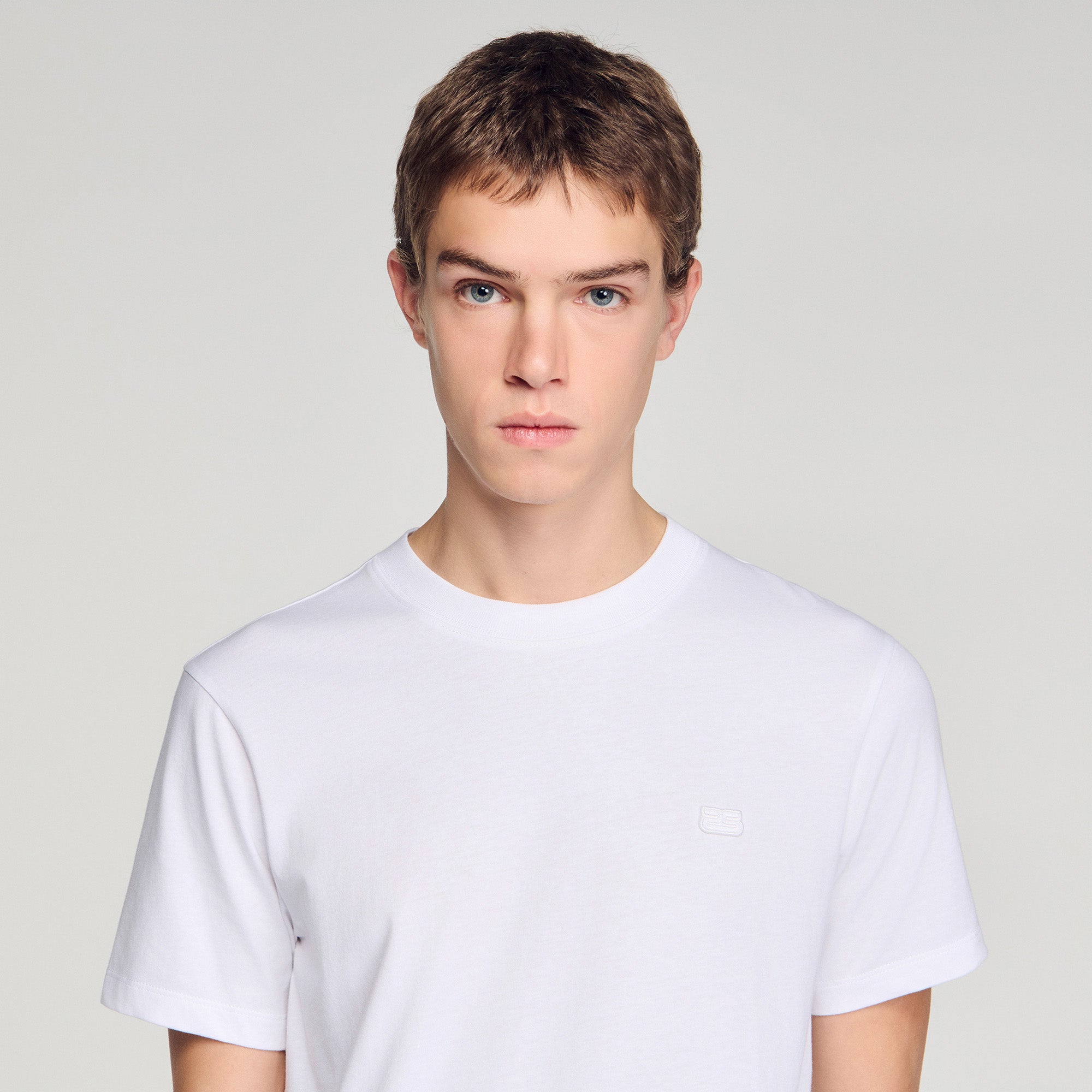 Retro Ss Classic Tee T-Shirt With Double S Patch White