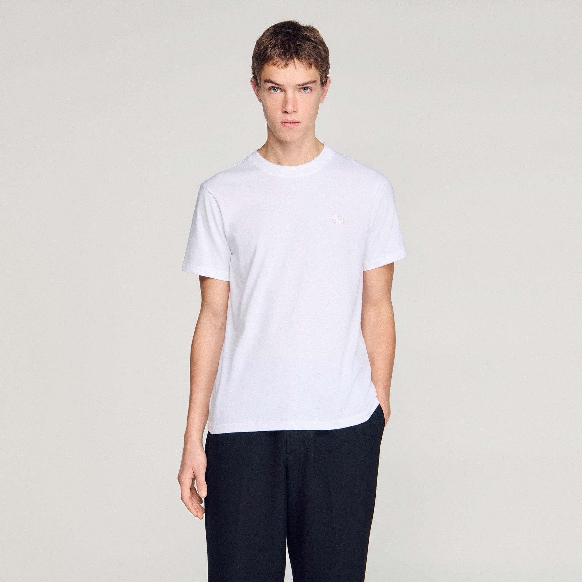 Retro Ss Classic Tee T-Shirt With Double S Patch White