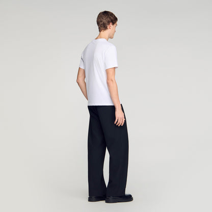 Retro Ss Classic Tee T-Shirt With Double S Patch White