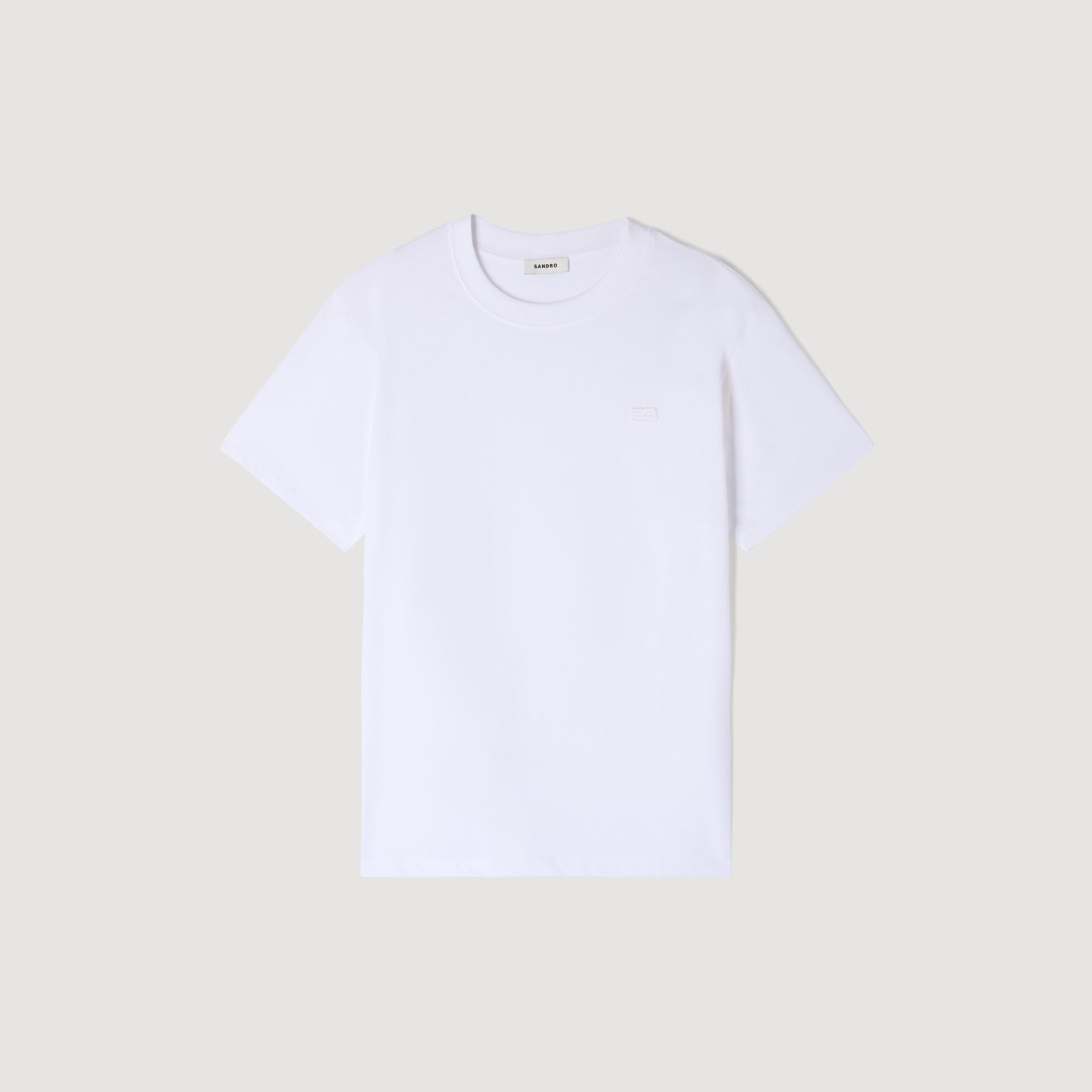 Retro Ss Classic Tee T-Shirt With Double S Patch White
