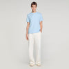 Retro Ss Classic Tee T-Shirt With Double S Patch Sky Blue