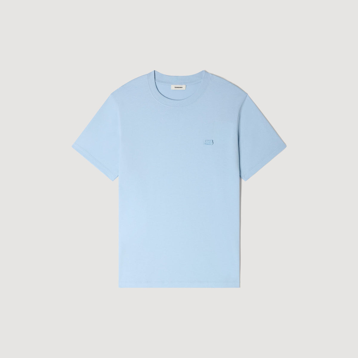 Retro Ss Classic Tee T-Shirt With Double S Patch Sky Blue