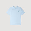 Tshirt Tonal Patch 4S Cotton Logo T-Shirt Blue Grey
