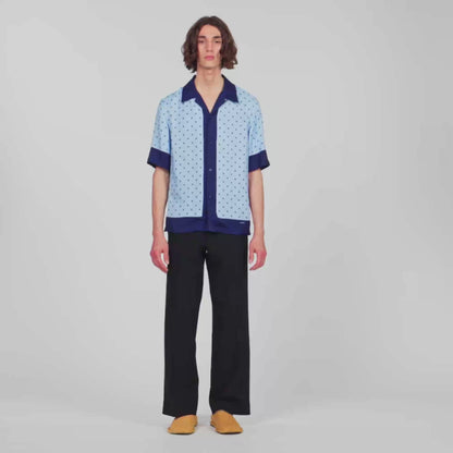 Micro Cross Mc Micro cross motif shirt Sky Blue