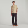 New Requin Mc Loose-Fit Shark Collar Shirt Cappucino