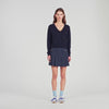 Malroy V-Neck Wool Jumper Navy Blue