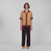Micro Cross Mc Micro cross motif shirt Camel
