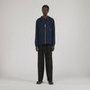 Hooded Shirt Navy Blue