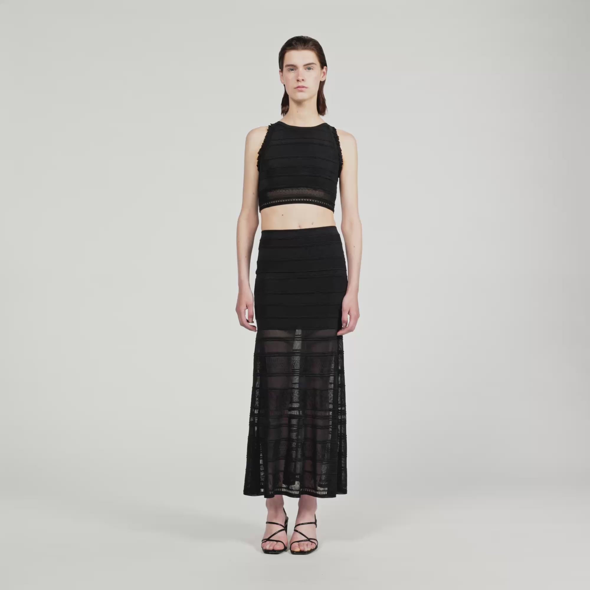 Madrid Sleeveless Jumper Black