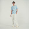 Retro Ss Classic Tee T-Shirt With Double S Patch Sky Blue