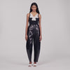 Sofie Ribbed Vest Top With Lace Black