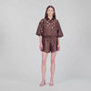Jupiter Rhinestone Shirt Brown
