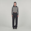 Cropped Coatigan Grey