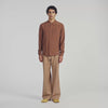Catena Shirt Ml Floaty chain print shirt Tobacco Brown