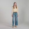 Valmy Cardigan With Shirt Collar Vanilla